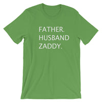 Father Husband Zaddy V2 Short-Sleeve Unisex T-Shirt