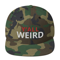 Yall Weird High-Profile Height Snapback Hat