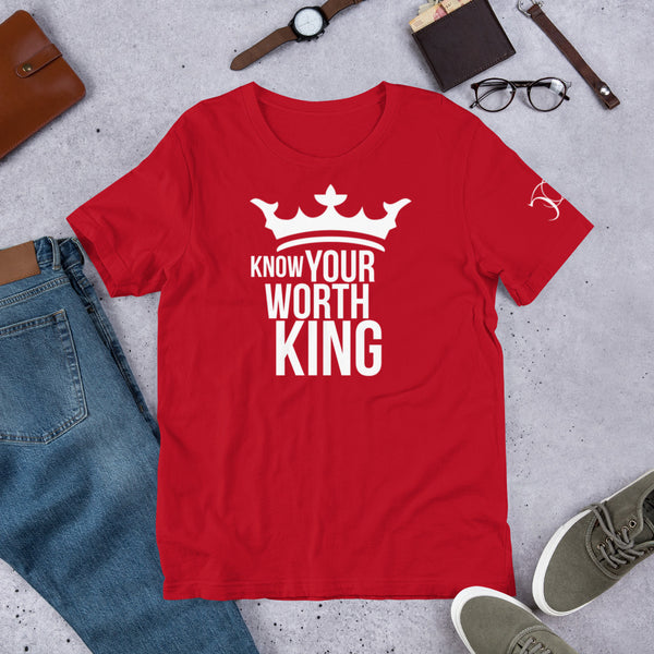 Know Your Worth King Short-Sleeve Unisex T-Shirt